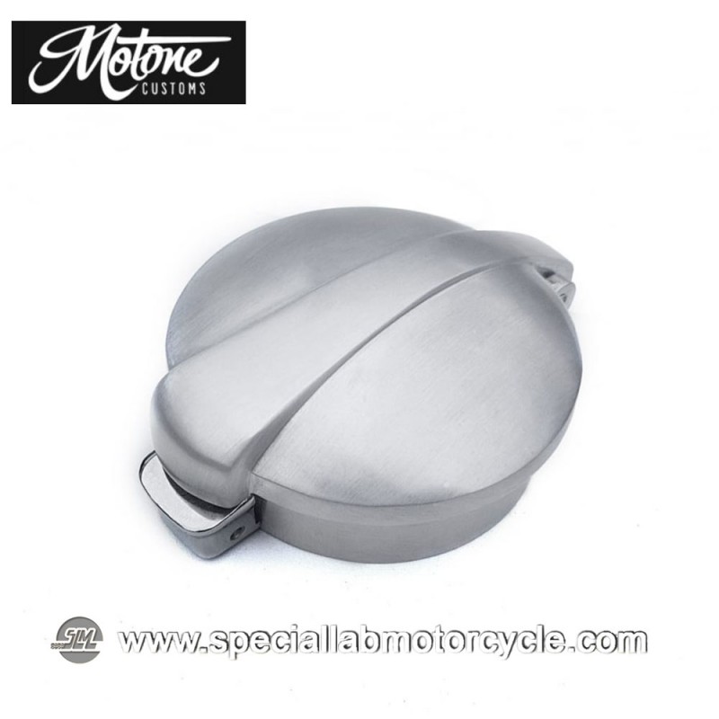 Tappo Serbatoio Motone Custom Monza Alluminio Spazziolato