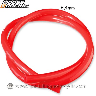 MOOSE RACING TUBO BENZINA RED 6,4mm X 91,5cm