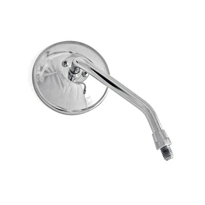Specchietto Retrovisore Silver Custom Round Style DX
