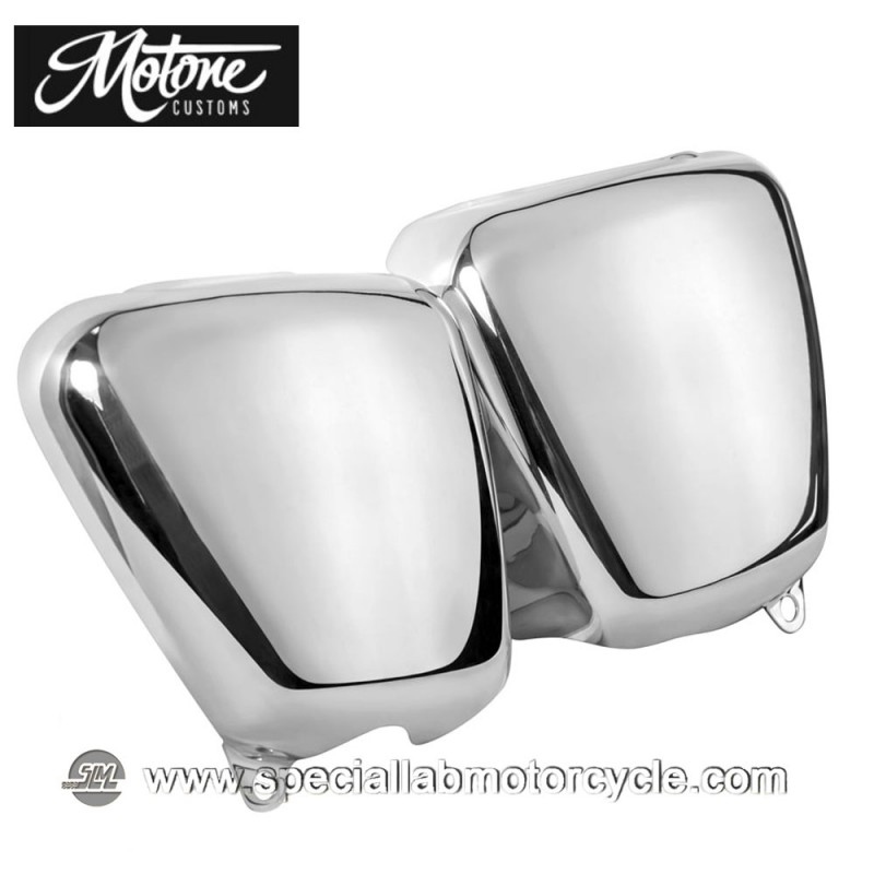 Motone Custom Fianchetti per Triumph Alluminio Lucidato