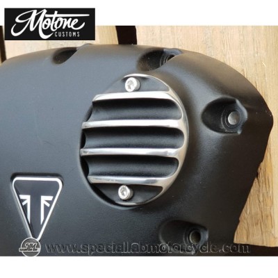 Motone Custom Cover Points Triumph Ribbed Contrast Cut