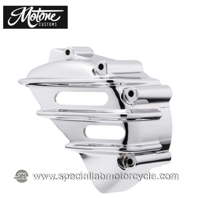 Motone Custom Cover Pignone Triumph Alluminio Cromato