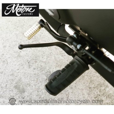 Motone Custom Pedale Cambio Triumph Ottone