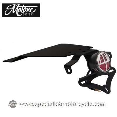 Motone Custom Kit Portatarga e Fanalino Posteriore FTW Tile Tindy per Triumph