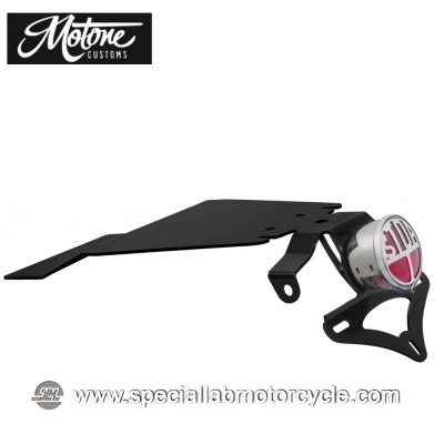 Motone Custom Kit Portatarga e Fanalino Posteriore Miller Tail Tindy per Triumph