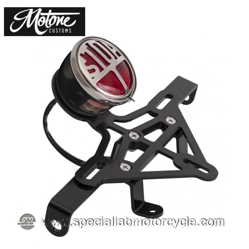 Motone Custom Kit Portatarga e Fanalino Posteriore Classic per Triumph