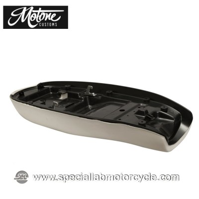 Motone Custom Sella Bonneville Dual Seat Ribbed Triumph
