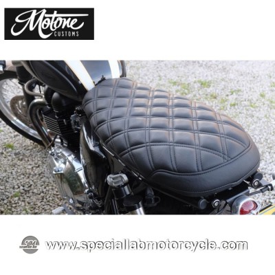 Motone Custom Sella Bonneville Black Mamba Skinniy Triumph