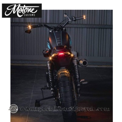 Motone Custom Serbatoio in Alluminio Grezzo per Triumph models