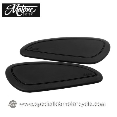 Ginocchiere Serbatoio Motone Custom Black per Triumph