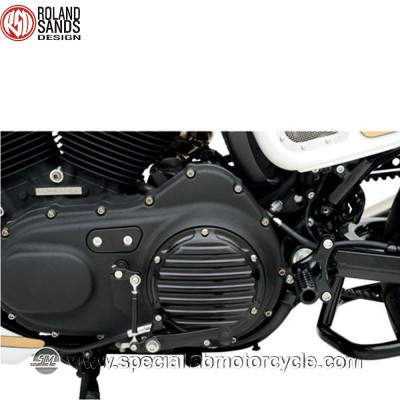 Cover Nostalgia Points Black Anodized Roland Sands Design Harley Model 1999 - 2016 Twin Cam