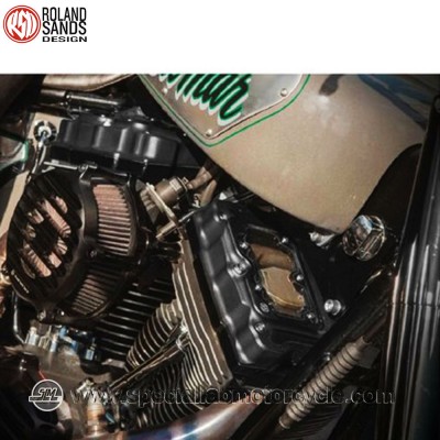 Roland Sands Clarity Rocker Box Covers Contrast Cut Model Harley Davidson Twin Cam dal 1999 al 2014