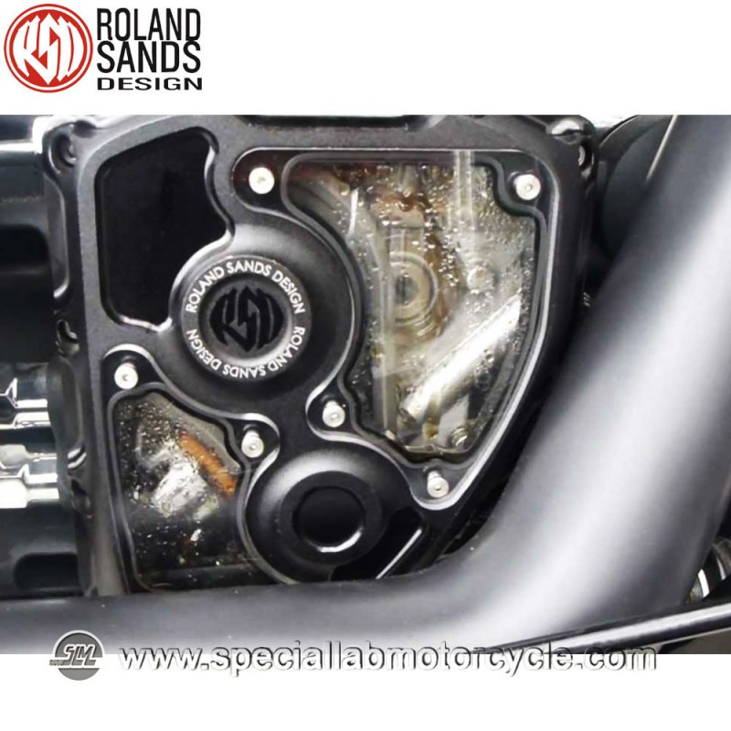 Roland Sands Design Clarity Cam Covers Black Ops Model Harley Davidson Electra Glides FLHT/FLHR/FLHX/FLTR dal 2001 al 2014