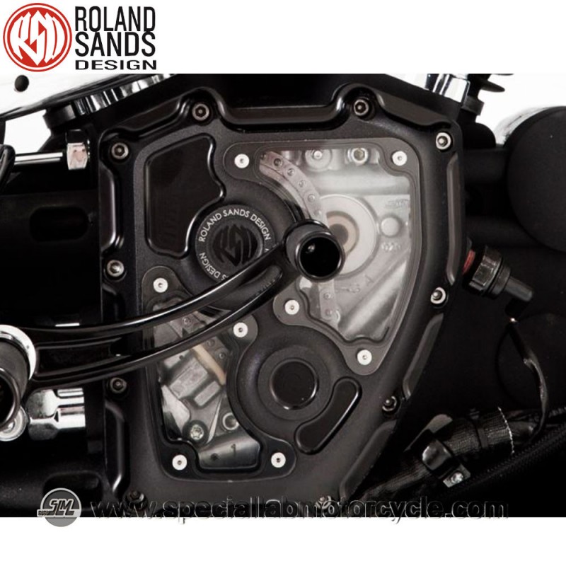 Roland Sands Design Clarity Cam Covers Black Ops Model Harley Davidson Twin Cam dal 2001 al 2014 (eccetto FL Touring dal 2001 al