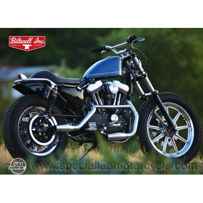 Manubrio Moto Biltwell Cromato Harleyscrambler