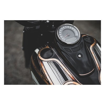 Tappo Serbatoio Killer Custom Flush Mount Black Harley Davidson 2018 – 2021