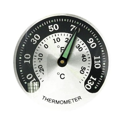 Termometro moto da manubrio cromato al quarzo