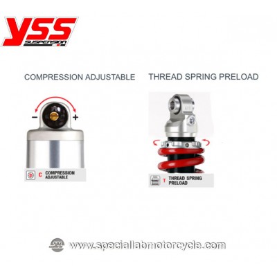 Ammortizzatori Posteriori YSS Eco Plus 330/340mm