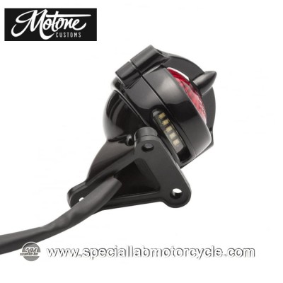 Motone Custom Kit Fanalino Posteriore Led Bel Air Alluminio Nero