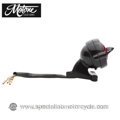 Motone Custom Kit Fanalino Posteriore Led Bel Air Alluminio Nero