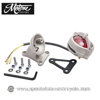 Motone Custom Kit Fanalino Posteriore Led Bel Air Alluminio Grezzo
