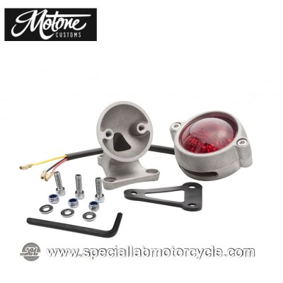 Motone Custom Kit Fanalino Posteriore Led Eldorado Alluminio Grezzo