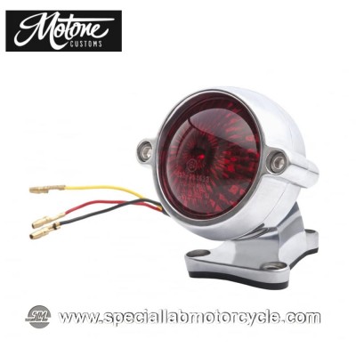 Motone Custom Kit Fanalino Posteriore Led Eldorado Alluminio Lucidato