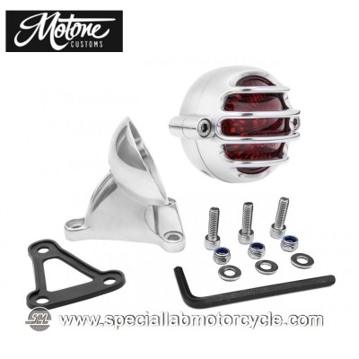 Motone Custom Kit Fanalino Posteriore Led Lecter Alluminio Lucidato