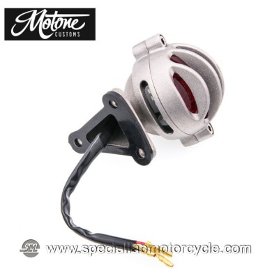 Motone Custom Kit Fanalino Posteriore Led Lecter Alluminio Grezzo