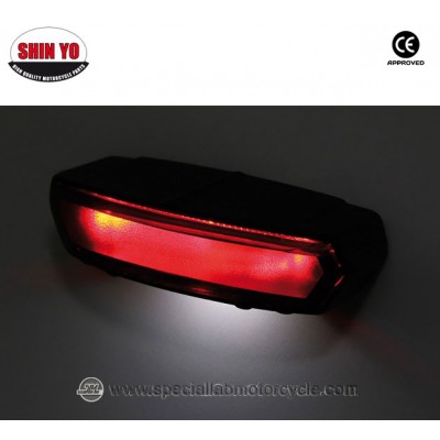 Fanalino Posteriore Light Guide Street Style LED Black