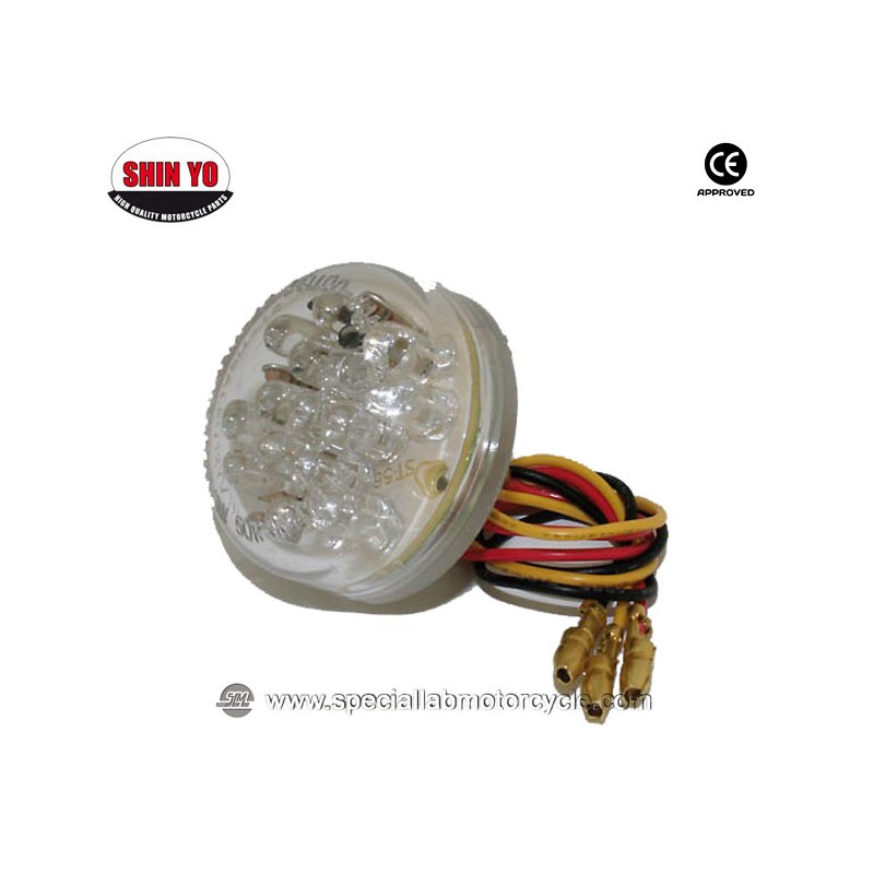 Fanalino Posteriore LED Disc Clear Lens