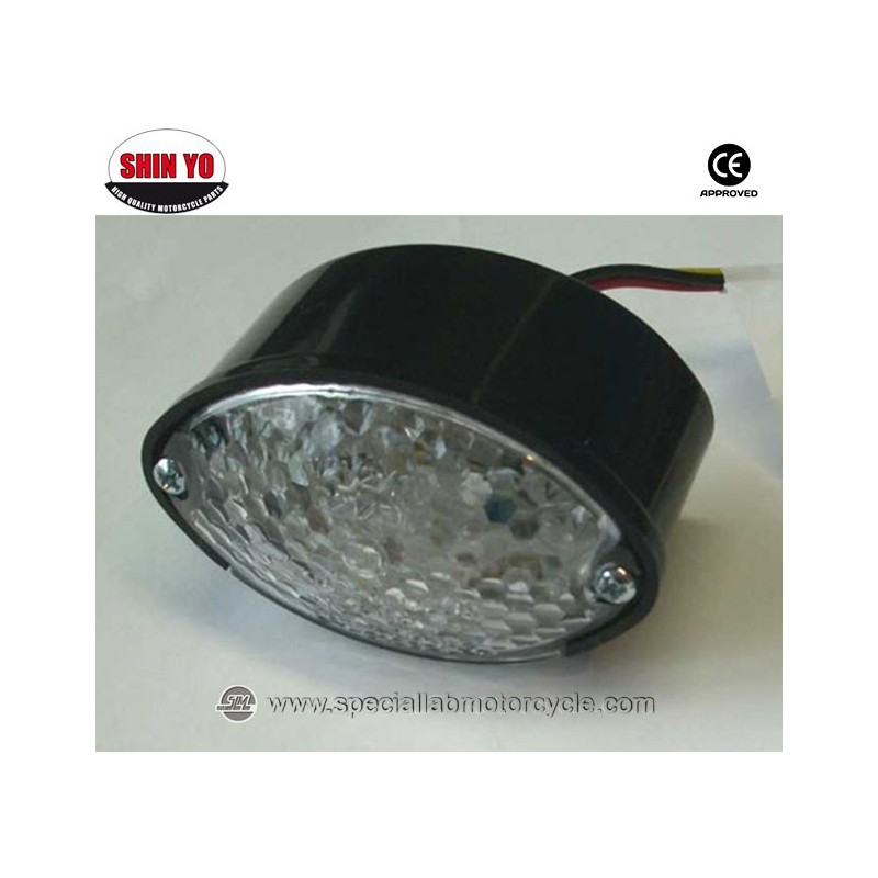 Fanalino Posteriore LED Micro Cateye Black Clear Lens