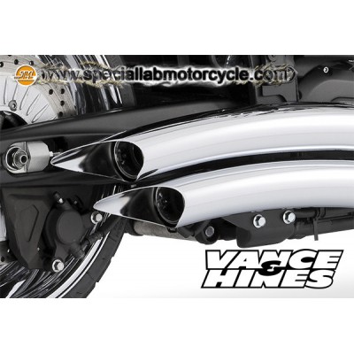 Impianto di scarico Vance&Hines Big Radius 2 in 2 Kawasaki VN 900 Classic / Custom / Light Tourer 2006-2014