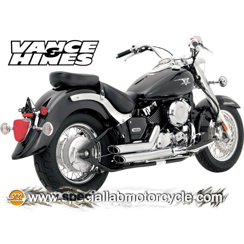 Impianto di scarico Vance&Hines Shortshots Staggered Yamaha XVS 650 V-Star 06-10 / Drag Star Classic 97-07