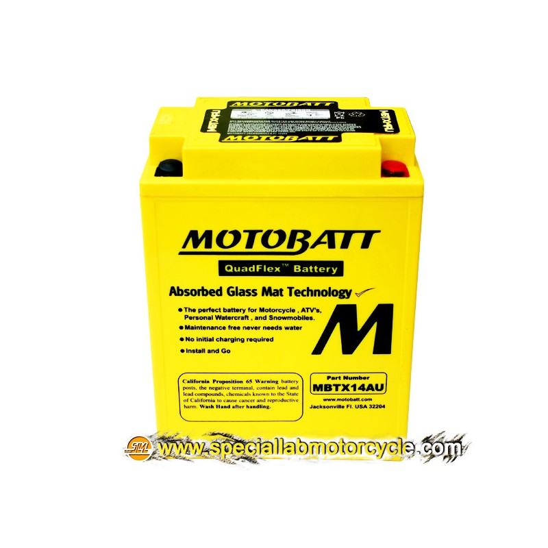 Batteria Sigillata MotoBatt MBTX14AU 12V-16,5Ah per Benelli