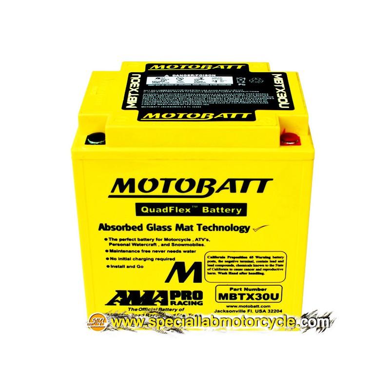 Batteria Sigillata MotoBatt MBTX30U 12V-32Ah per BMW