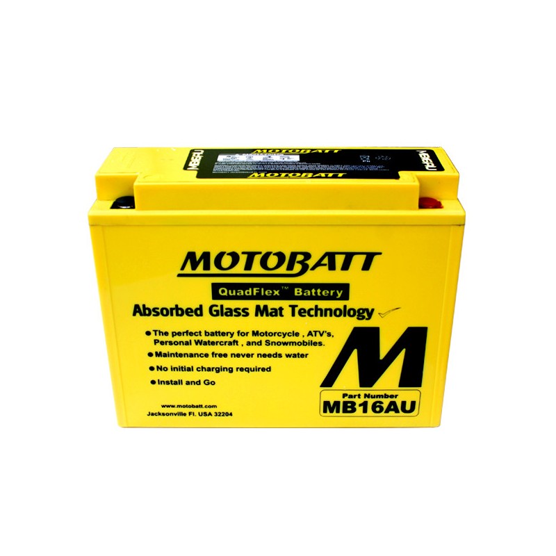Batteria Sigillata MotoBatt MB16AU 12V-20,5Ah per Ducati