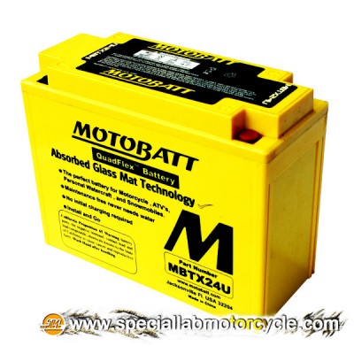 Batteria Sigillata MotoBatt MBTX24U 12V-25Ah per Kawasaki