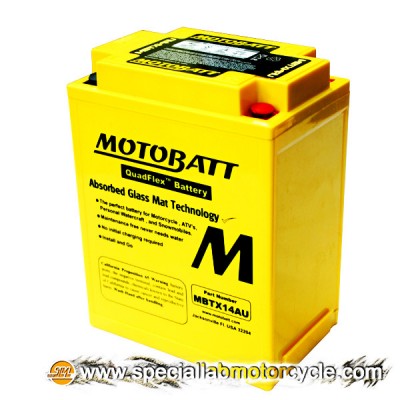 Batteria Sigillata MotoBatt MBTX14AU 12V-16,5Ah per Moto Guzzi