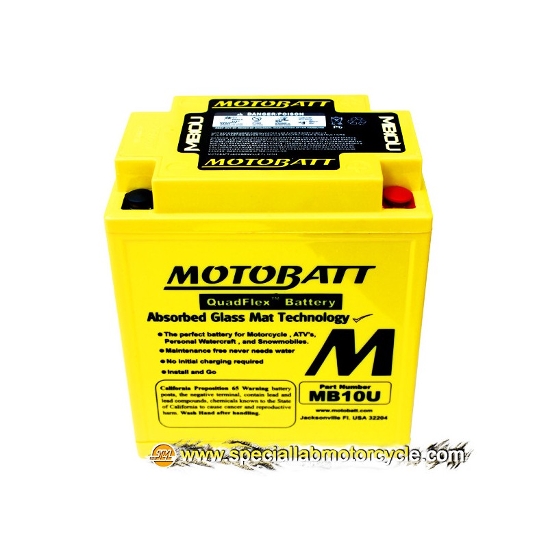 Batteria Sigillata MotoBatt MB10U 12V-14Ah per Suzuki