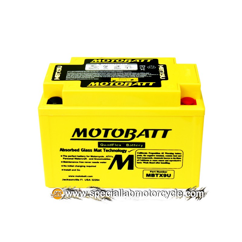 Batteria Sigillata MotoBatt MBTX9U 12V-10Ah per Suzuki