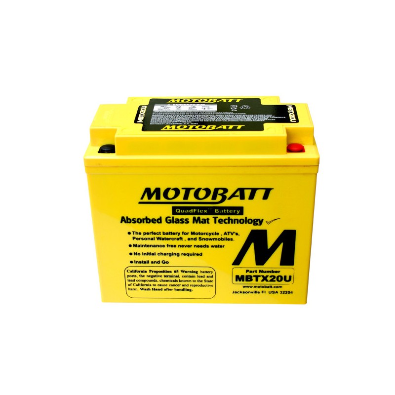 Batteria Sigillata MotoBatt MBTX20U 12V-21Ah per Yamaha