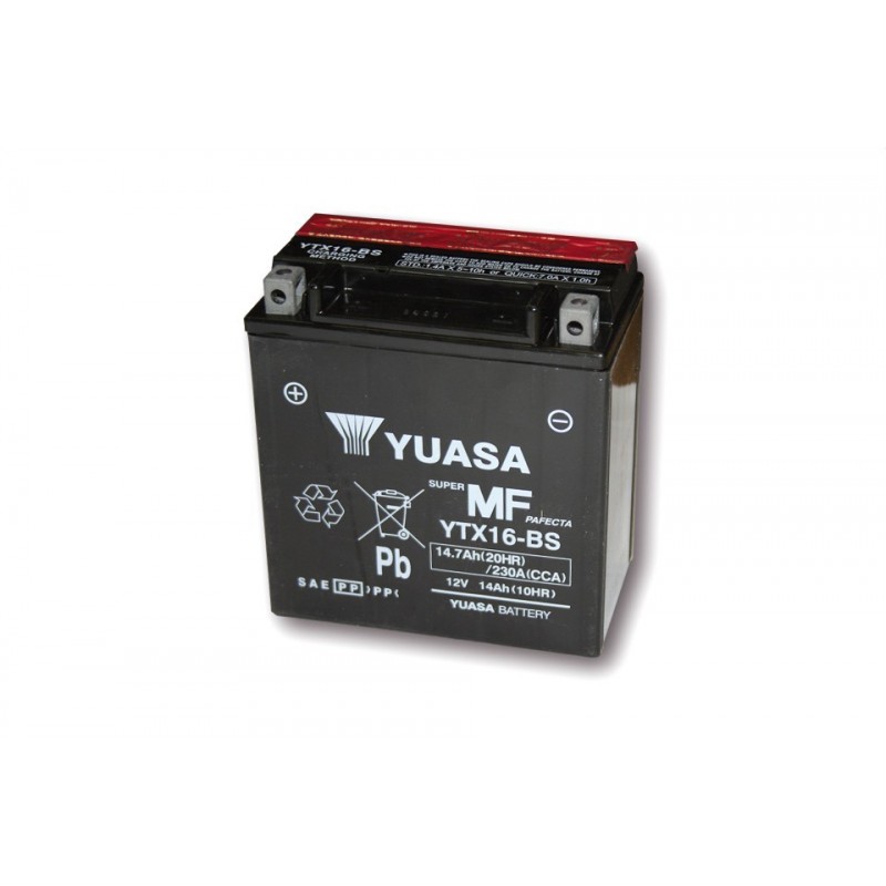 Batteria Sigillata Yuasa YTX 16-BS 12V-230A