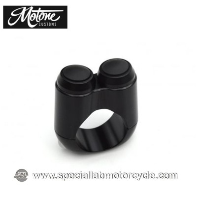 Motone Custom Switch 2 Pulsanti Nera