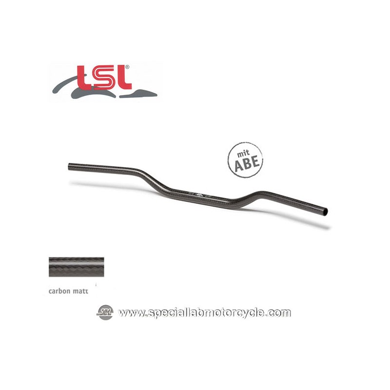 Manubrio Cross Bar Carbon Matt LSL 22mm a Sezione Variabile