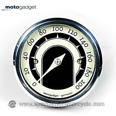 Contachilometri Motogadget Motoscope Tiny Speedster Silver 200 KM/H