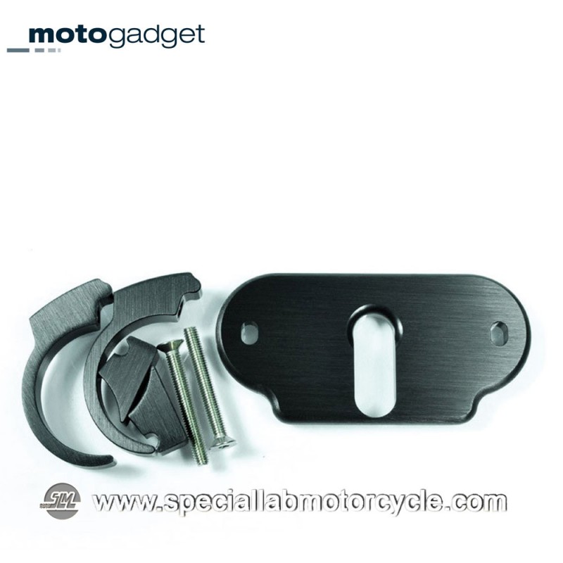 Supporto Motogadget MSM Combi Clip Kit per Motoscope Mini Alluminio Nero