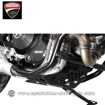Piastra Paramotore Ibex per Ducati 800 Scrambler Black