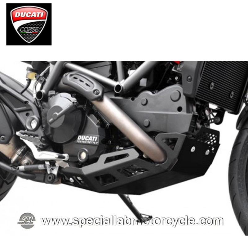 Piastra Paramotore Ibex per Ducati Hypermotard/Hyperstrada 821 Black