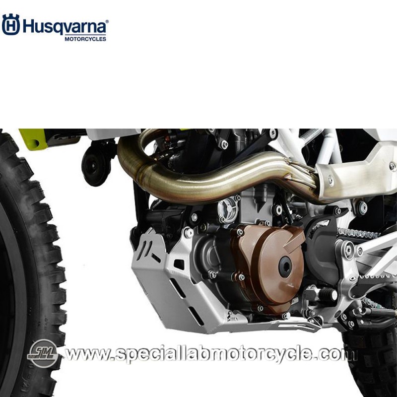 Piastra Paramotore Moto Ibex per Husqvarna Enduro 701 Silver